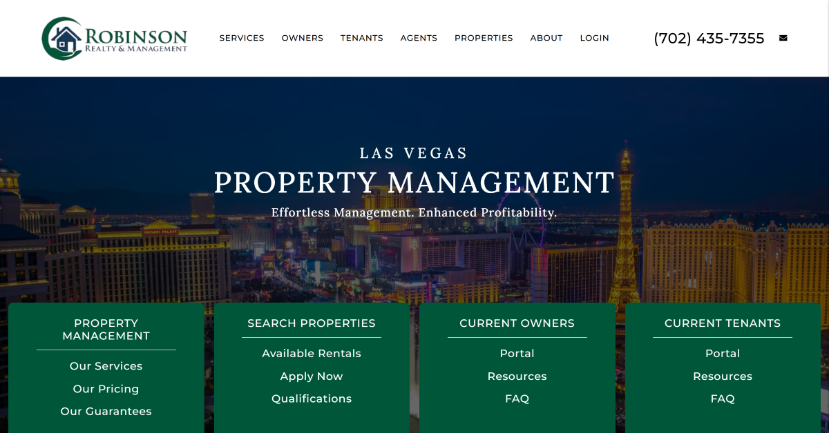 Robinson Realty & Management cover